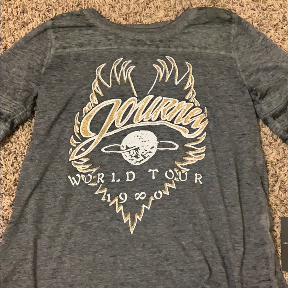 journey 1980 lucky brand world tour tee shirt NWT